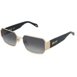 DE RIGO Vision D.A.CH. GmbH Just Cavalli SJC199 Unisex-Sonnenbrille Vollrand Geometrisch Edelstahl-Gestell, Pink