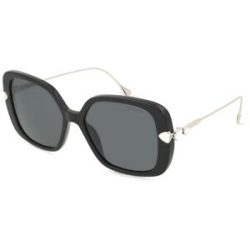 Luxottica Fashion Brillen Vertriebs GmbH Swarovski SK6011 Damen-Sonnenbrille Vollrand Quadratisch Acetat-Gestell, Schwarz