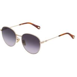Kering Eyewear Spa Chloé CH0181SK Damen-Sonnenbrille Vollrand Panto Metall-Gestell, Gold