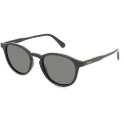 Safilo GmbH Polaroid PLD 4191/S Herren-Sonnenbrille Vollrand Panto Kunststoff-Gestell, Schwarz
