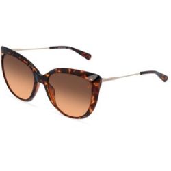 Marchon Germany GmbH Calvin Klein Jeans CKJ22602S Unisex-Sonnenbrille Vollrand Butterfly Kunststoff-Gestell, Havanna