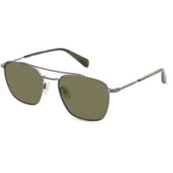 Safilo GmbH Rag & Bone RNB5047/G/S Herren-Sonnenbrille Vollrand Quadratisch Metall-Gestell, Grau