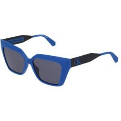 Marchon Germany GmbH Calvin Klein CKJ22639S Damen-Sonnenbrille Vollrand Butterfly Kunststoff-Gestell, Blau