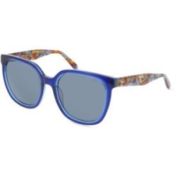 Charmant GmbH Europe Esprit 40119 Damen-Sonnenbrille Vollrand Quadratisch Acetat-Gestell, Blau