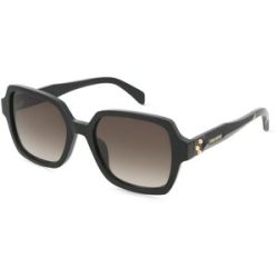 DE RIGO Vision D.A.CH. GmbH Zadig & Voltaire SZV473 Damen-Sonnenbrille Vollrand Geometrisch Kunststoff-Gestell, Schwarz