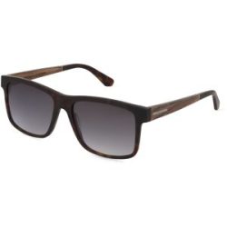 Masterdis Woodfellas 10768 HOHENBURG Unisex-Sonnenbrille Vollrand Quadratisch Kunststoff-Gestell, Braun