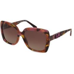 Luxottica Fashion Brillen Vertriebs GmbH Michael Kors 0MK2213 NICE Damen-Sonnenbrille Vollrand Quadratisch Acetat-Gestell, Braun