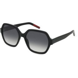 Safilo GmbH Hugo HG 1265/S Damen-Sonnenbrille Vollrand Geometrisch Acetat-Gestell, Schwarz