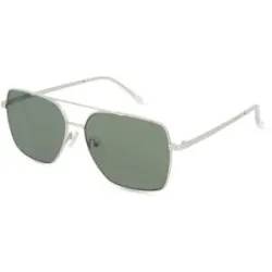 Wenzhou Bada Optical Co. , LTD Fielmann BD 557 SUN FA VIKTOR Herren-Sonnenbrille Vollrand Quadratisch Edelstahl-Gestell, Silber