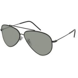Luxottica Fashion Brillen Vertriebs GmbH Ray-Ban RBR0101S AVIATOR REVERSE Unisex-Sonnenbrille Vollrand Pilot Metall-Gestell, Schwarz