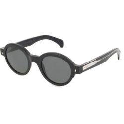Luxottica Fashion Brillen Vertriebs GmbH Moncler ME6003 RONDOSA Unisex-Sonnenbrille Vollrand Rund Acetat-Gestell, Schwarz