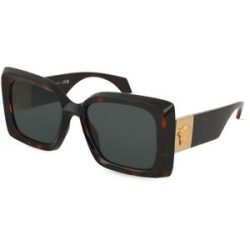 Luxottica Fashion Brillen Vertriebs GmbH Versace 0VE4467U Damen-Sonnenbrille Vollrand Quadratisch Acetat-Gestell, Havanna