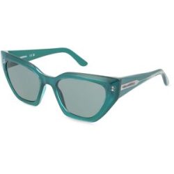 Marchon Germany GmbH Karl Lagerfeld KL6145S Unisex-Sonnenbrille Vollrand Butterfly TR90-Gestell, Grün