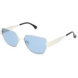 Wenzhou Bada Optical Co. , LTD Fielmann BD 591 SUN FA VEGA Damen-Sonnenbrille Vollrand Geometrisch Edelstahl-Gestell, Silber