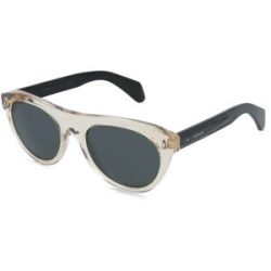 Luxottica Fashion Brillen Vertriebs GmbH Moncler ME6022U SPLASH Unisex-Sonnenbrille Vollrand Oval Acetat-Gestell, Gelb