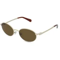 Luxottica Fashion Brillen Vertriebs GmbH Swarovski SK7033 Damen-Sonnenbrille Vollrand Oval Metall-Gestell, Gold