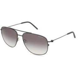Luxottica Fashion Brillen Vertriebs GmbH Moncler ME4004 Unisex-Sonnenbrille Vollrand Pilot Metall-Gestell, Schwarz