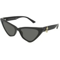 Luxottica Fashion Brillen Vertriebs GmbH Jimmy Choo 0JC5008 Damen-Sonnenbrille Vollrand Cat Eye Acetat-Gestell, Schwarz