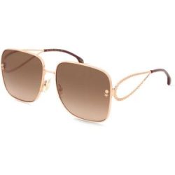 Safilo GmbH Etro 0070/S Damen-Sonnenbrille Vollrand Quadratisch Metall-Gestell, Gold