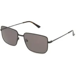 Wenzhou Bada Optical Co. , LTD Fielmann BD 582 SUN FA FRANZ Herren-Sonnenbrille Vollrand Quadratisch Edelstahl-Gestell, Schwarz
