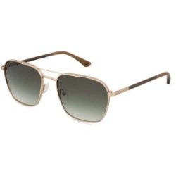 Masterdis Woodfellas 11720 PANORAMA Unisex-Sonnenbrille Vollrand Pilot Metall-Gestell, Gold