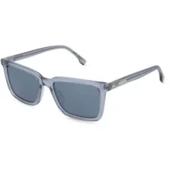 Safilo GmbH BOSS 1893/G/S Herren-Sonnenbrille Vollrand Eckig Acetat-Gestell, Blau