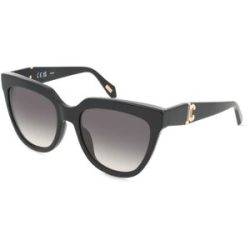 DE RIGO Vision D.A.CH. GmbH Just Cavalli SJC105 Damen-Sonnenbrille Vollrand Butterfly Acetat-Gestell, Schwarz