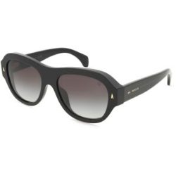 Luxottica Fashion Brillen Vertriebs GmbH Moncler 0ME6015U ELEVANE Unisex-Sonnenbrille Vollrand Geometrisch Acetat-Gestell, Schwarz