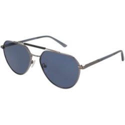 Marchon Germany GmbH Calvin Klein CK26100S Unisex-Sonnenbrille Vollrand Pilot Metall-Gestell, Grau