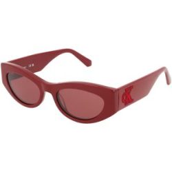 Marchon Germany GmbH Calvin Klein CKJ24626S Damen-Sonnenbrille Vollrand Butterfly Acetat-Gestell, Rot