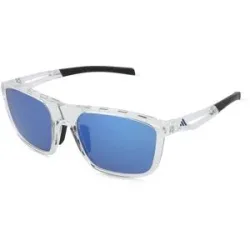 Marcolin Deutschland GmbH adidas SP0111 Unisex-Sonnenbrille Vollrand Eckig Kunststoff-Gestell, Transparent