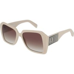 Marchon Germany GmbH Karl Lagerfeld KL6140S Unisex-Sonnenbrille Vollrand Quadratisch TR90-Gestell, Beige