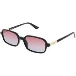 Kering Eyewear Spa Chloé CH0363S Damen-Sonnenbrille Vollrand Eckig Acetat-Gestell, Schwarz