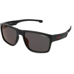Safilo GmbH Carrera CARDUC 029/S Herren-Sonnenbrille Vollrand Quadratisch Kunststoff-Gestell, Schwarz