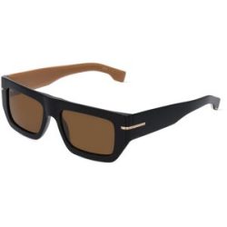 Safilo GmbH Boss 1502/S Herren-Sonnenbrille Vollrand Quadratisch Acetat-Gestell, Schwarz