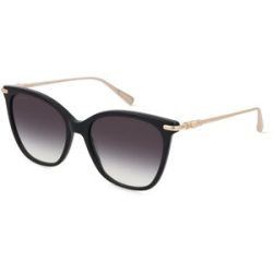 Marchon Germany GmbH Longchamp LO757S Unisex-Sonnenbrille Vollrand Quadratisch Acetat-Gestell, Schwarz