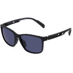Marcolin Deutschland GmbH Adidas SP0035 Herren-Sonnenbrille Vollrand Quadratisch Kunststoff-Gestell, Schwarz