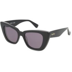 Marcolin Deutschland GmbH Max Mara MM0099 Unisex-Sonnenbrille Vollrand Butterfly Acetat-Gestell, Schwarz