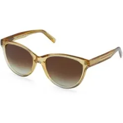 De Lotto s.r.l. Fielmann MF 019 SUN FA Damen-Sonnenbrille Vollrand Butterfly Acetat-Gestell, Beige