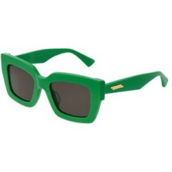 Kering Eyewear Spa Bottega Veneta BV1212S Unisex-Sonnenbrille Vollrand Quadratisch Acetat-Gestell, Grün