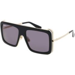 Marcolin Deutschland GmbH Max Mara MM0119 JEAN Damen-Sonnenbrille Vollrand Pilot Acetat-Gestell, Schwarz