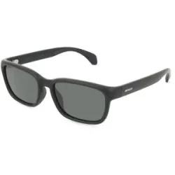 Luxottica Fashion Brillen Vertriebs GmbH Moncler ME8002 Unisex-Sonnenbrille Vollrand Quadratisch Kunststoff-Gestell, Schwarz