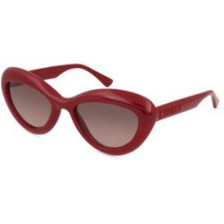 Safilo GmbH Moschino 163/S Damen-Sonnenbrille Vollrand Cat Eye Kunststoff-Gestell, Rot