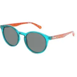 Safilo GmbH Polaroid 207385 Kinder-Sonnenbrille Vollrand Panto Kunststoff-Gestell, Blau