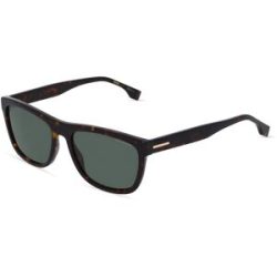 Safilo GmbH Boss 1439/S Herren-Sonnenbrille Vollrand Quadratisch Acetat-Gestell, Havanna