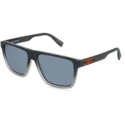 Eschenbach Optik GmbH Superdry 996110 Herren-Sonnenbrille Vollrand Quadratisch Kunststoff-Gestell, Grau