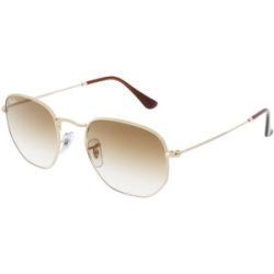 Luxottica Fashion Brillen Vertriebs GmbH Ray-Ban RB3548 Unisex-Sonnenbrille Vollrand Quadratisch Metall-Gestell, Gold