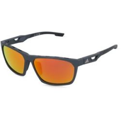 Marcolin Deutschland GmbH adidas SP0101 Herren-Sonnenbrille Vollrand Eckig Kunststoff-Gestell, Schwarz