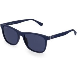 Marchon Germany GmbH Lacoste L860S Unisex-Sonnenbrille Vollrand Quadratisch Kunststoff-Gestell, Blau