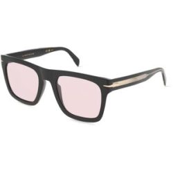 Safilo SpA David Beckham DB 7000/S FLAT Herren-Sonnenbrille Vollrand Quadratisch Acetat-Gestell, Schwarz